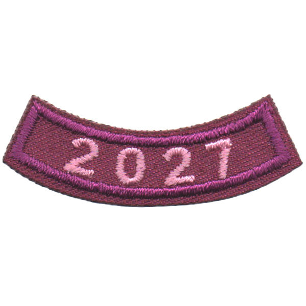 2027 Purple Year Rocker Patch