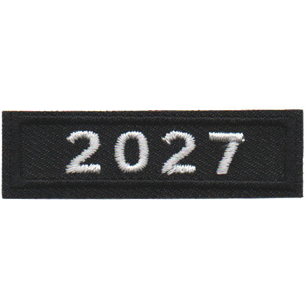 2027 Black Year Bar Patch