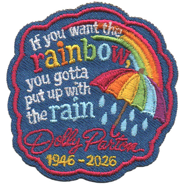 If You Want the Rainbow Dolly Parton Patch