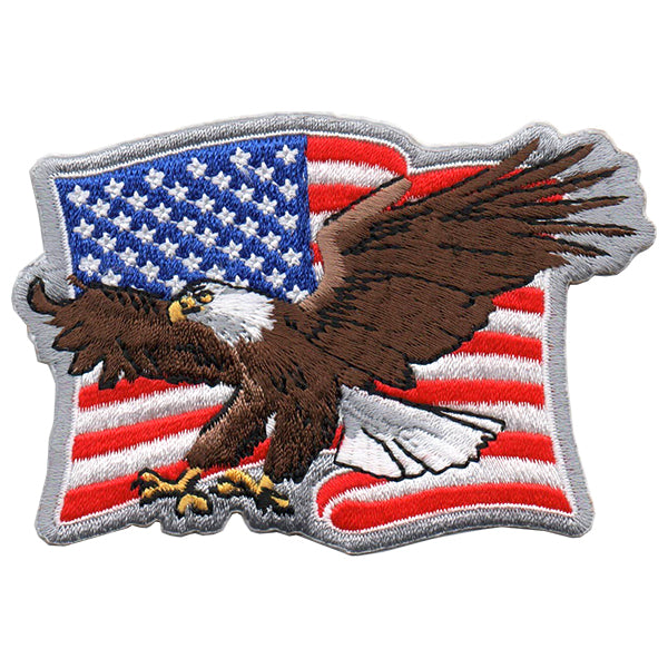 Eagle & American Flag Patch