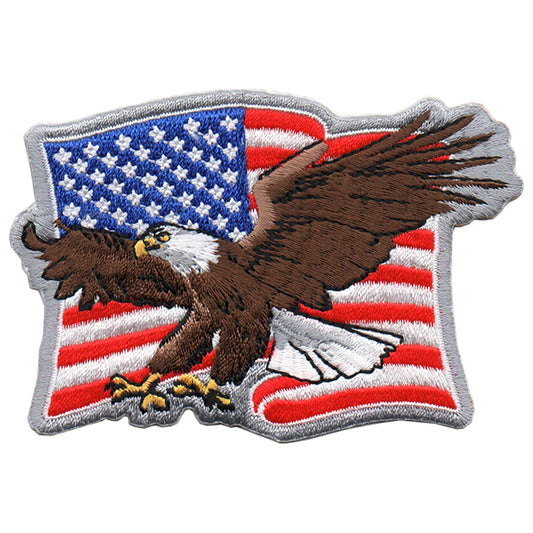 Eagle & American Flag Patch