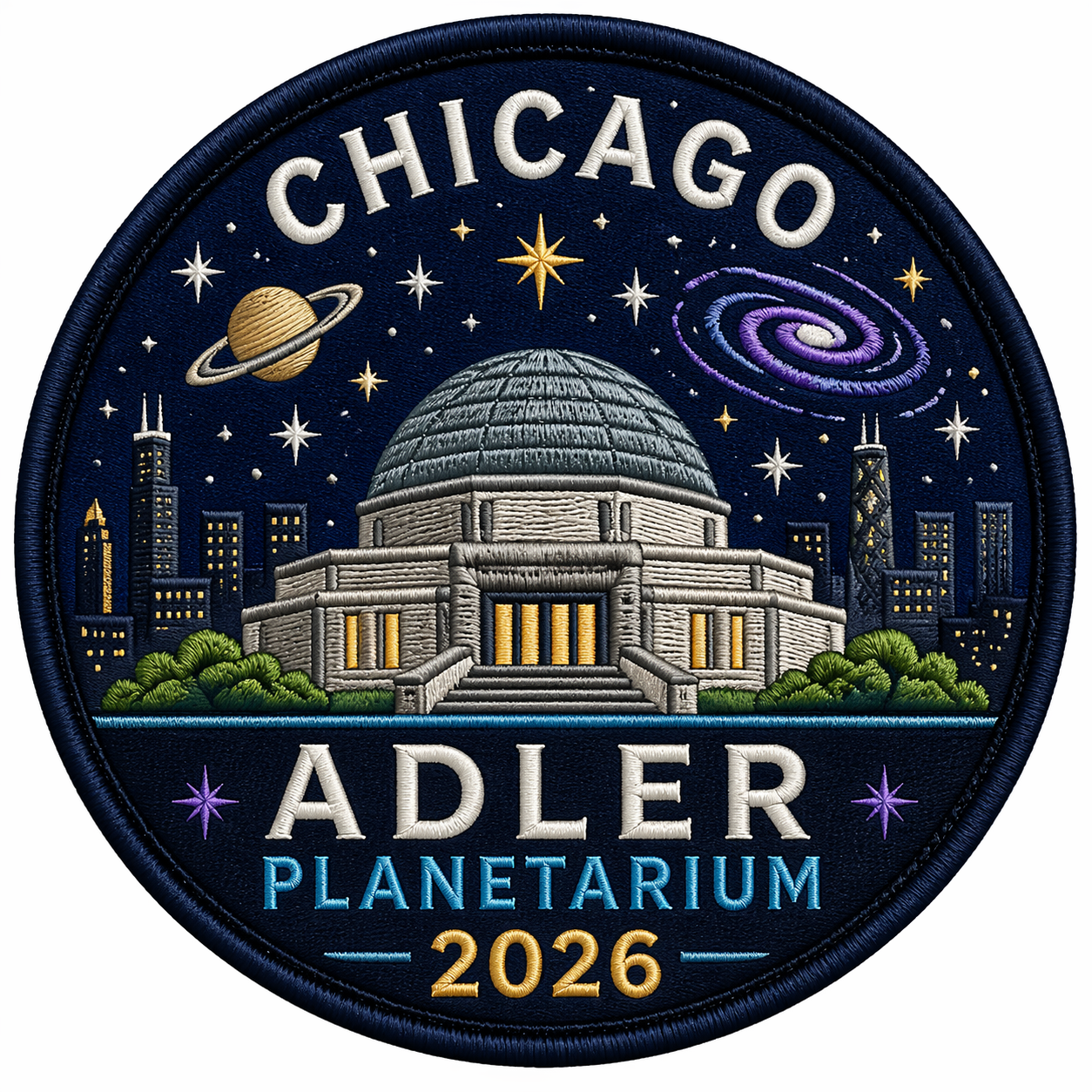 2026 Chicago Adler Planetarium Patch