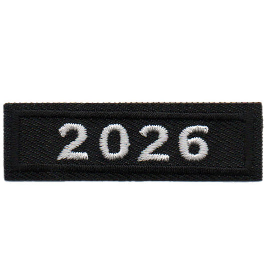 2027 Black Year Bar Patch