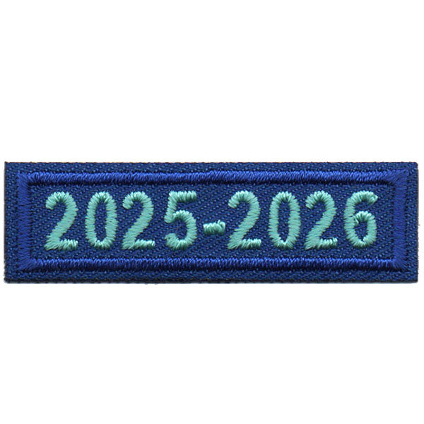 2026-2027 Blue Year Bar Patch