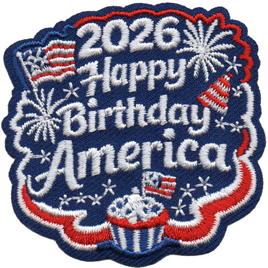 2026 Happy Birthday America Patch