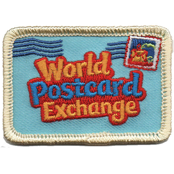 World Postcard Exchange Patch