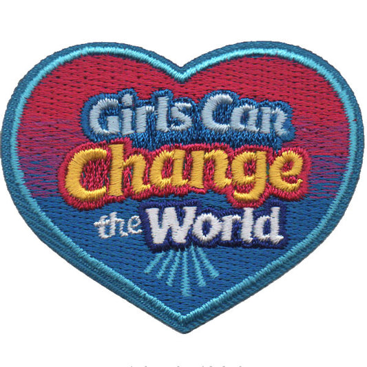 Girls Can Change the World Patch