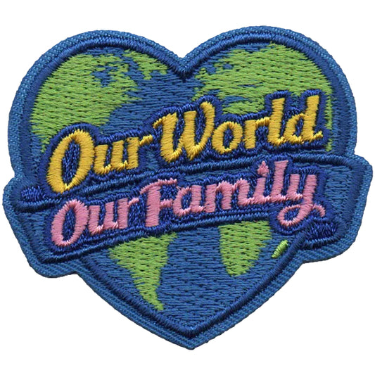 Our World Our Family Patch