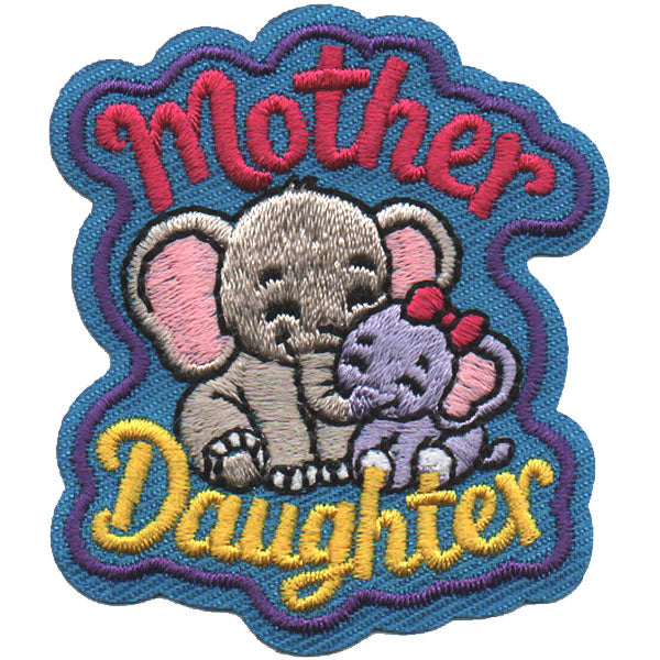 Mother Daughter Elephant Patch