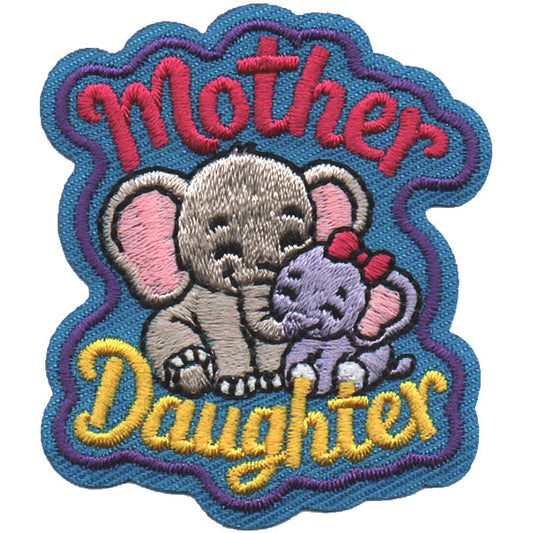 Mother Daughter Elephant Patch
