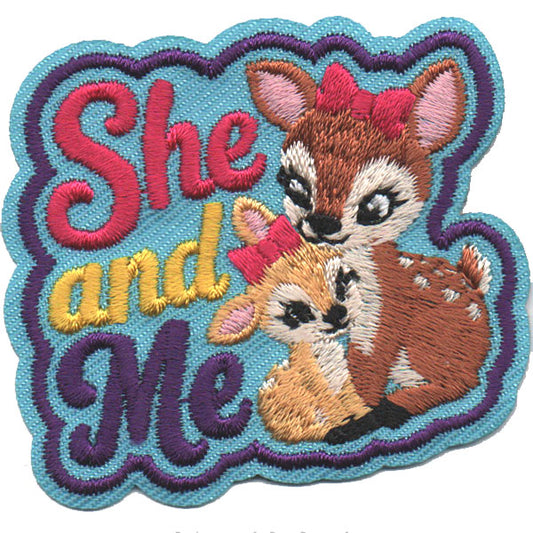 She & Me (Deer) Patch