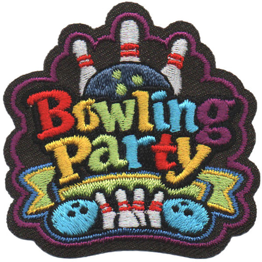 Bowling Party Patch