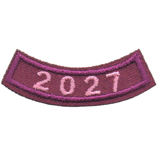 2027 Purple Year Rocker Patch