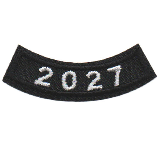 2027 Black Year Rocker Patch