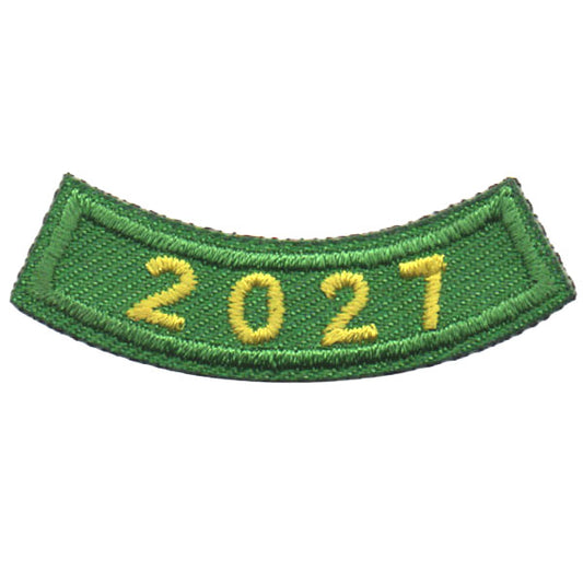 2027 Green Year Rocker Patch
