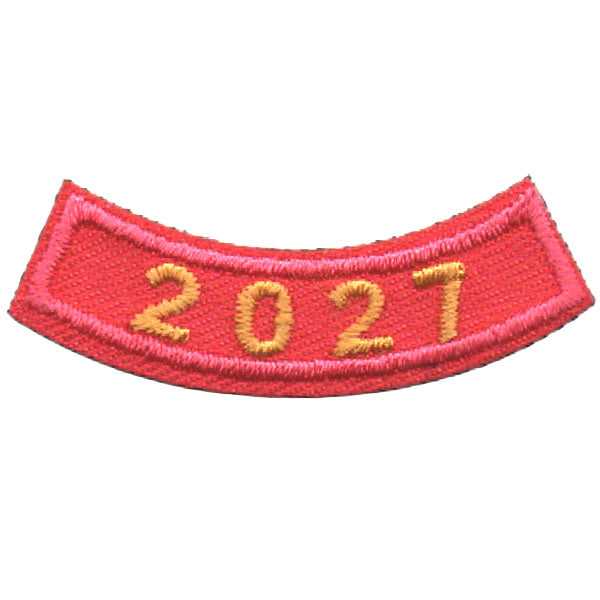 2027 Pink Year Rocker Patch