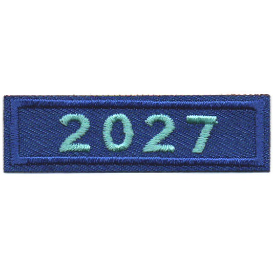 2027 Blue Year Bar Patch