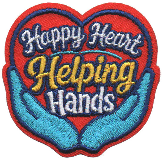 Happy Heart Helping Hands Patch