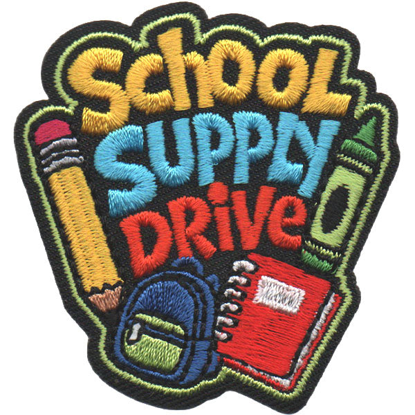 School Supply Drive Patch