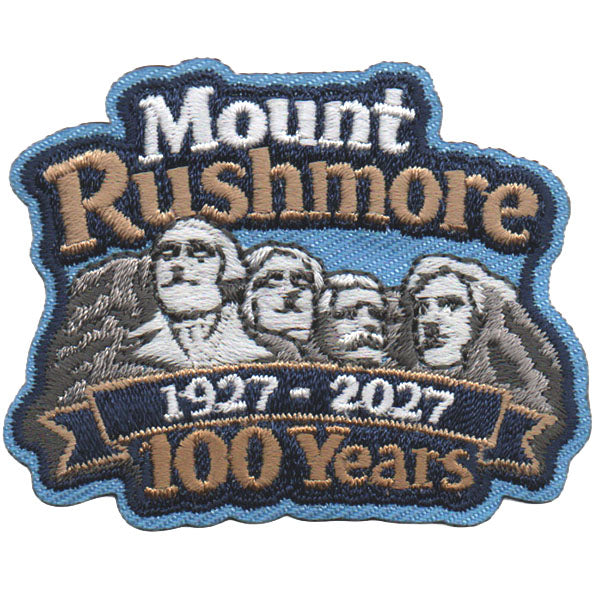 2027 Mount Rushmore 100 Years Patch