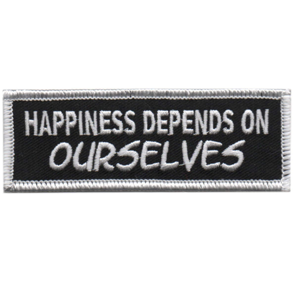 Happiness Depends On Ourselves Patch