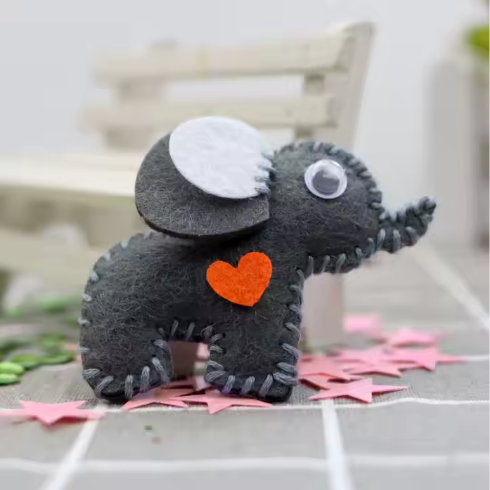 Elephant Keychain Sewing Kit