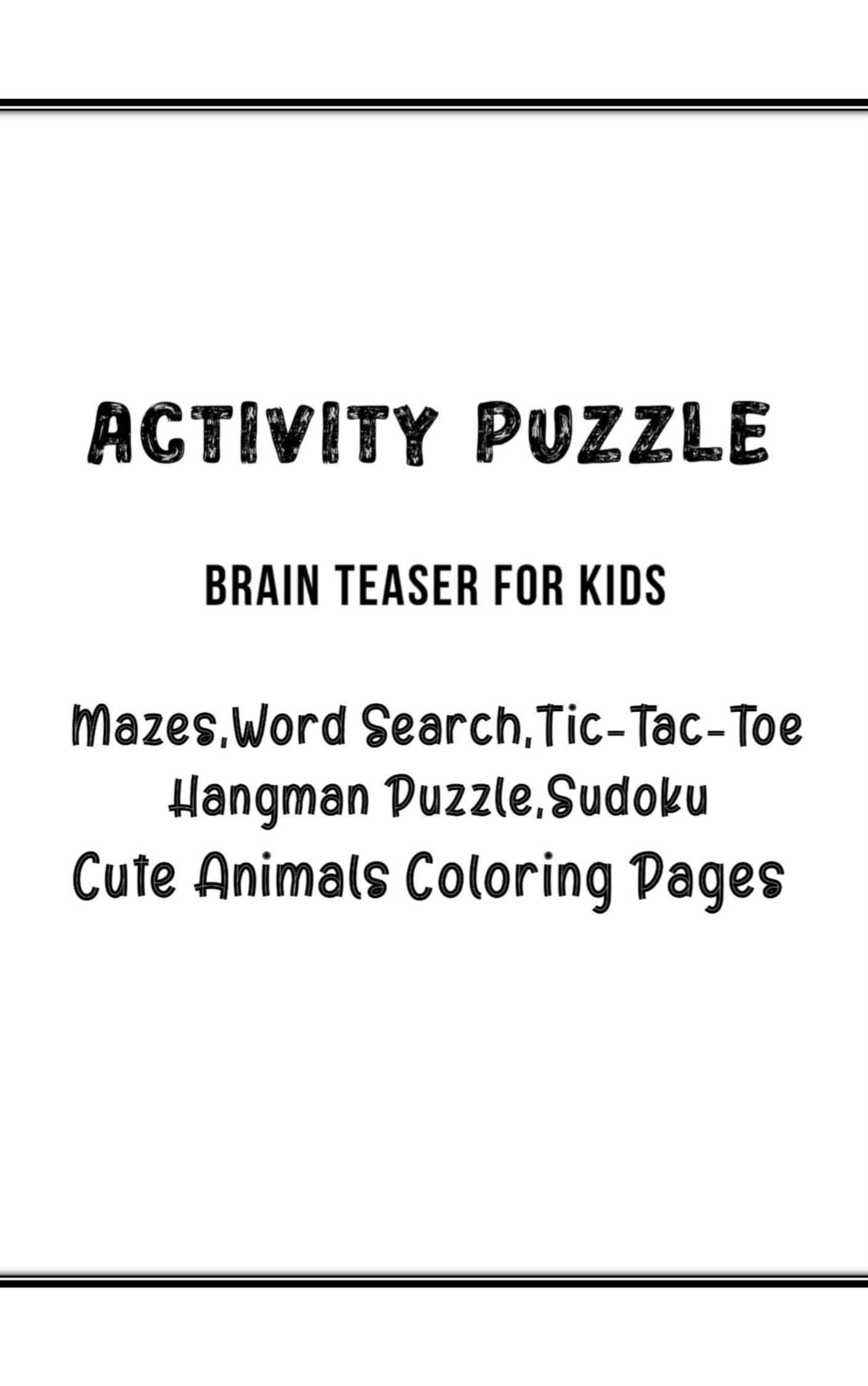 Brainteasers for 2nd-8th grade (76 ACTIVITIES!)